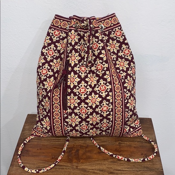 Vera Bradley Quilted Drawstring Backpack main image 4